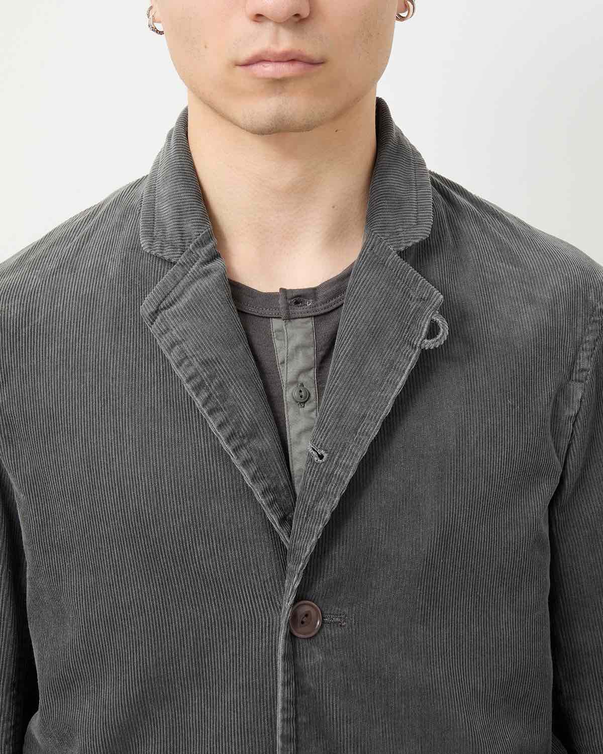 OFFICER 5B JACKET COTTON CORD SULFUR DYE