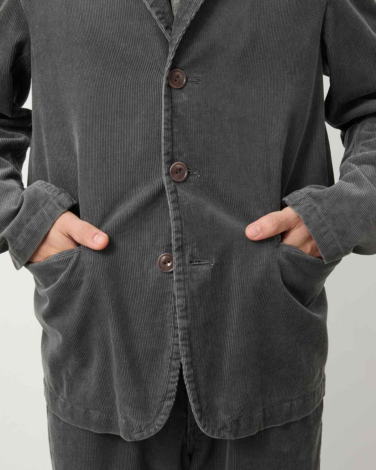 OFFICER 5B JACKET COTTON CORD SULFUR DYE