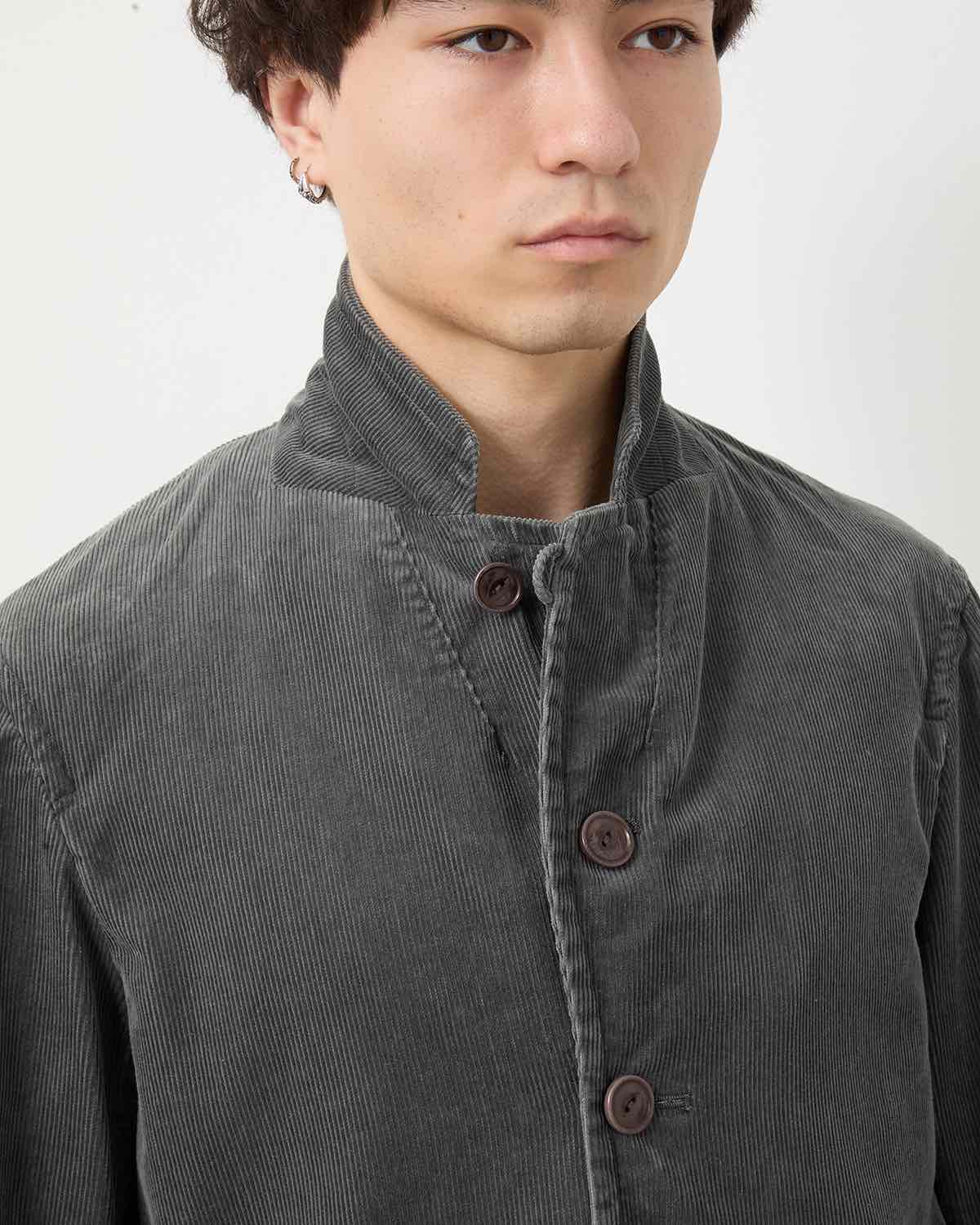 OFFICER 5B JACKET COTTON CORD SULFUR DYE