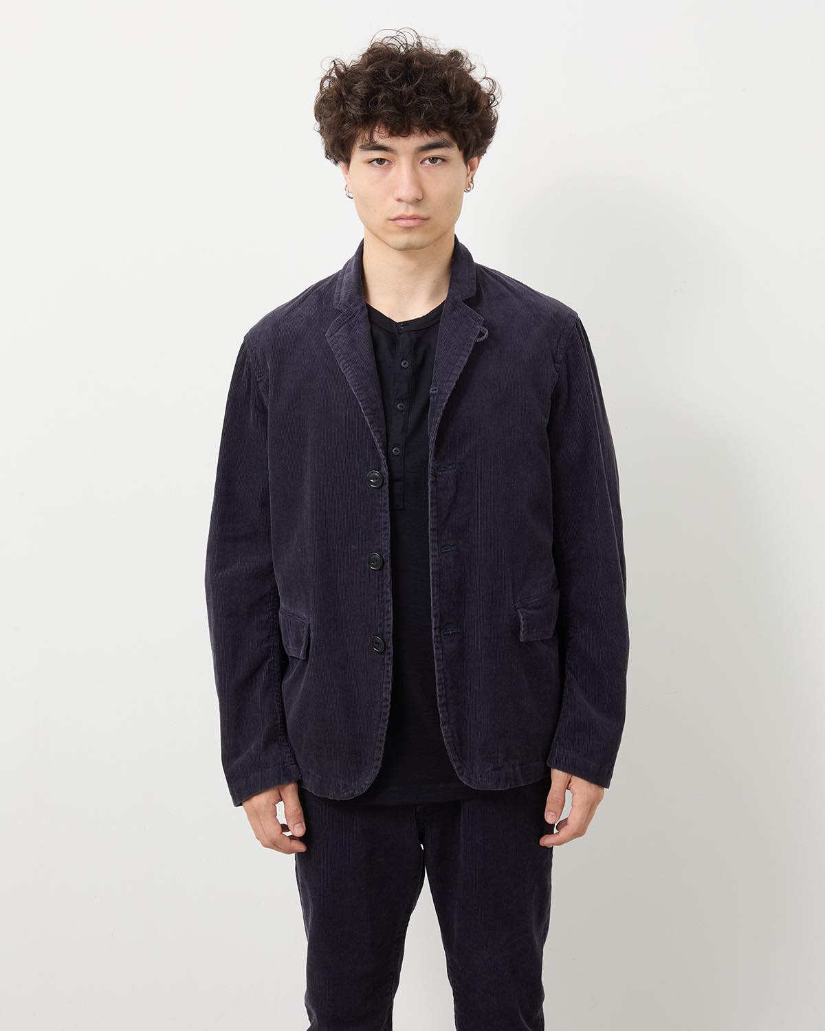 OFFICER 5B JACKET COTTON CORD SULFUR DYE