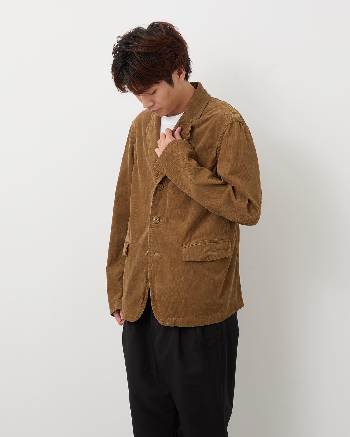 OFFICER 5B JACKET COTTON CORD SULFUR DYE