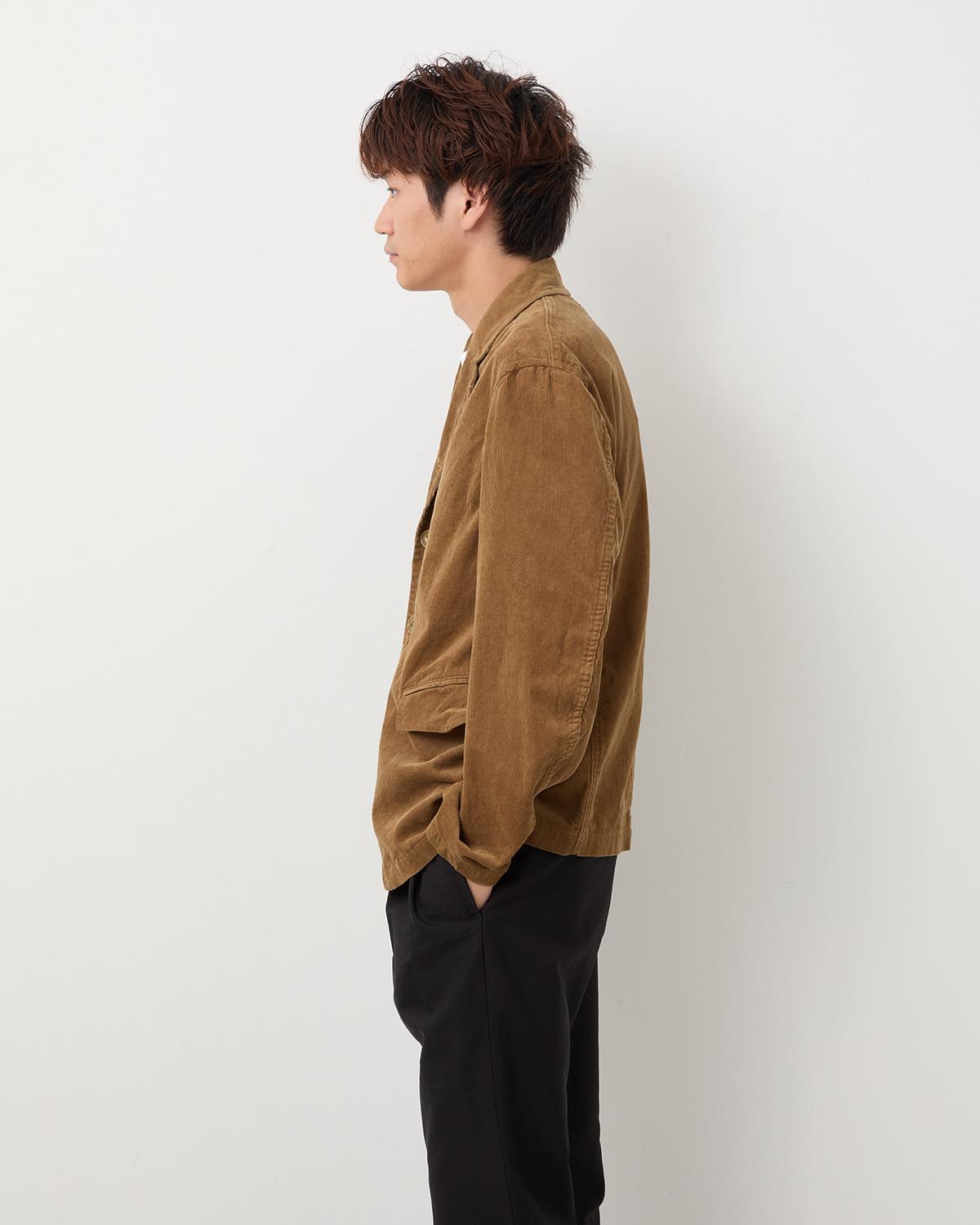 OFFICER 5B JACKET COTTON CORD SULFUR DYE