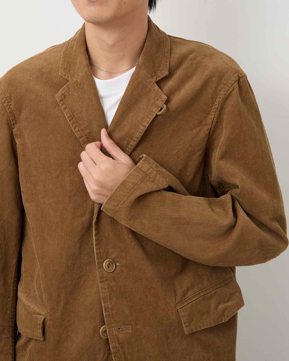 OFFICER 5B JACKET COTTON CORD SULFUR DYE