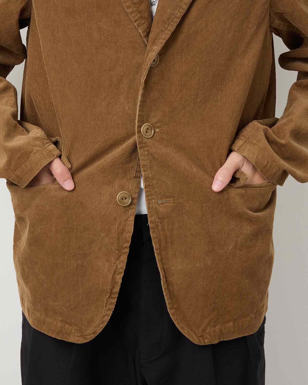 OFFICER 5B JACKET COTTON CORD SULFUR DYE