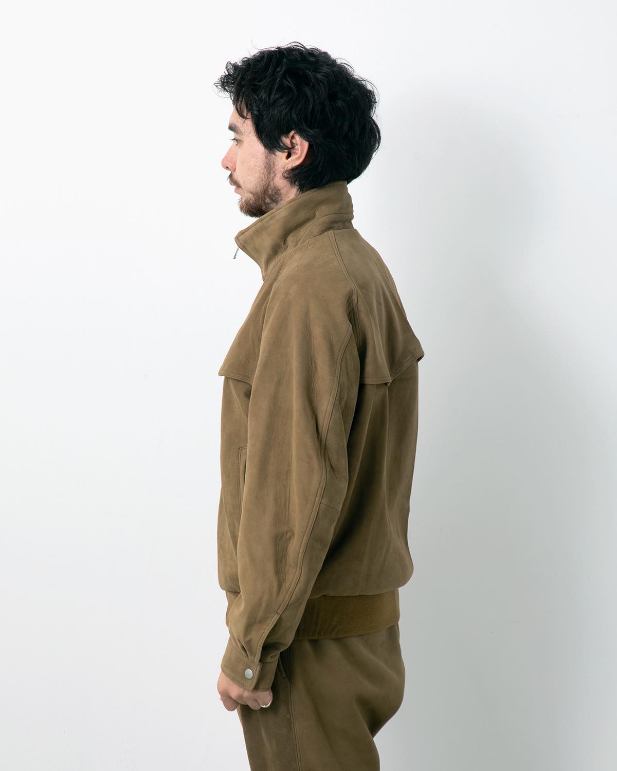 STRANGER BLOUSON SHEEP LEATHER WITH WINDSTOPPER®
