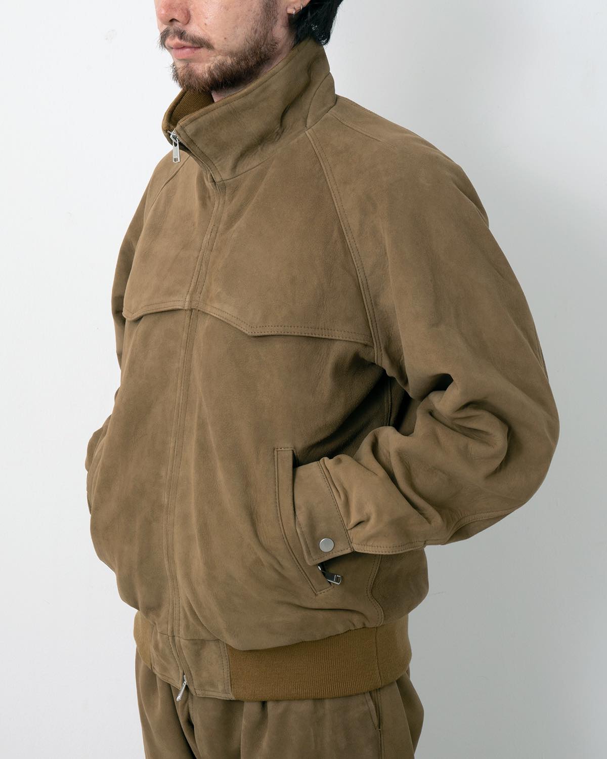 STRANGER BLOUSON SHEEP LEATHER WITH WINDSTOPPER®