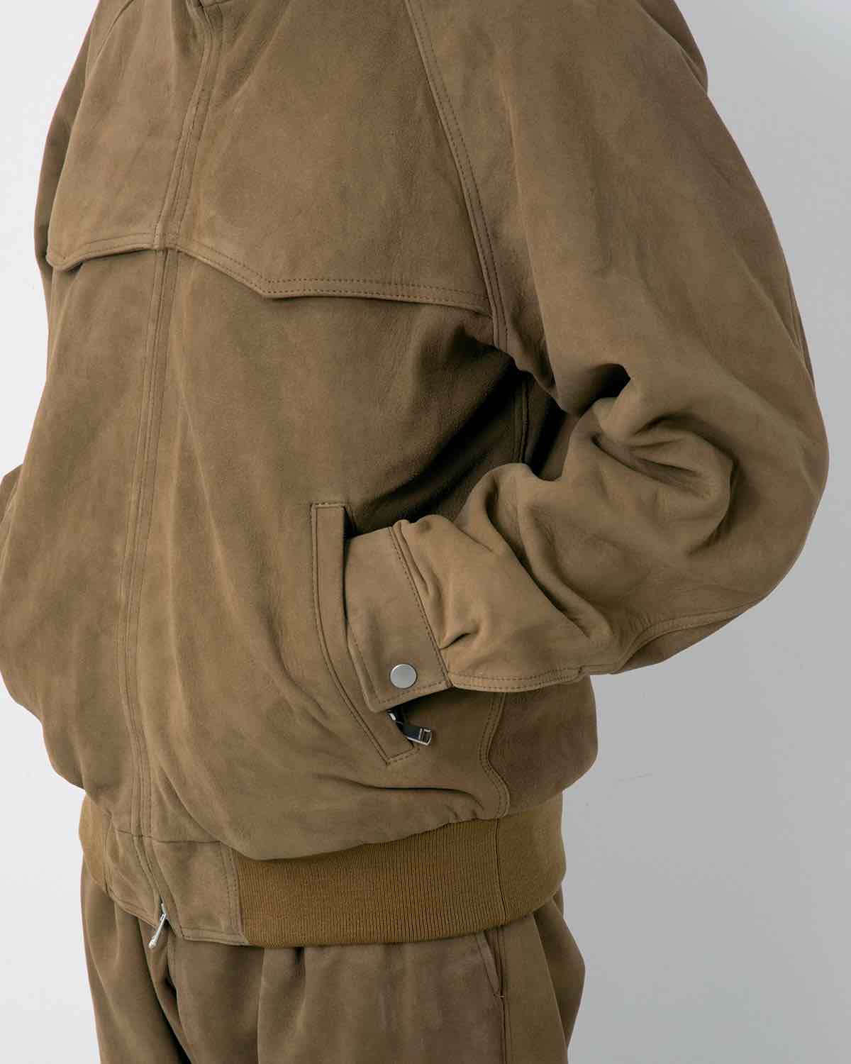 STRANGER BLOUSON SHEEP LEATHER WITH WINDSTOPPER®