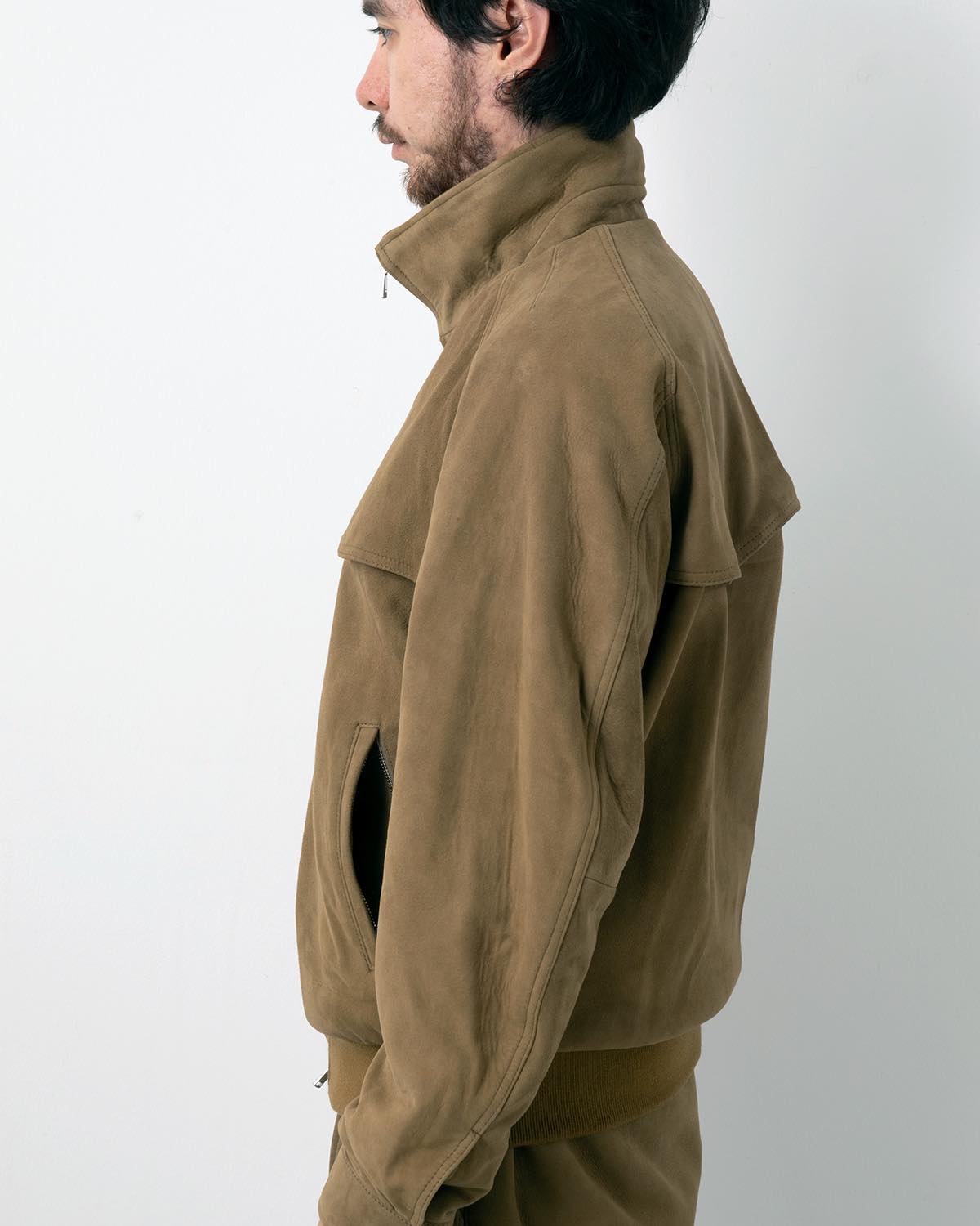 STRANGER BLOUSON SHEEP LEATHER WITH WINDSTOPPER®