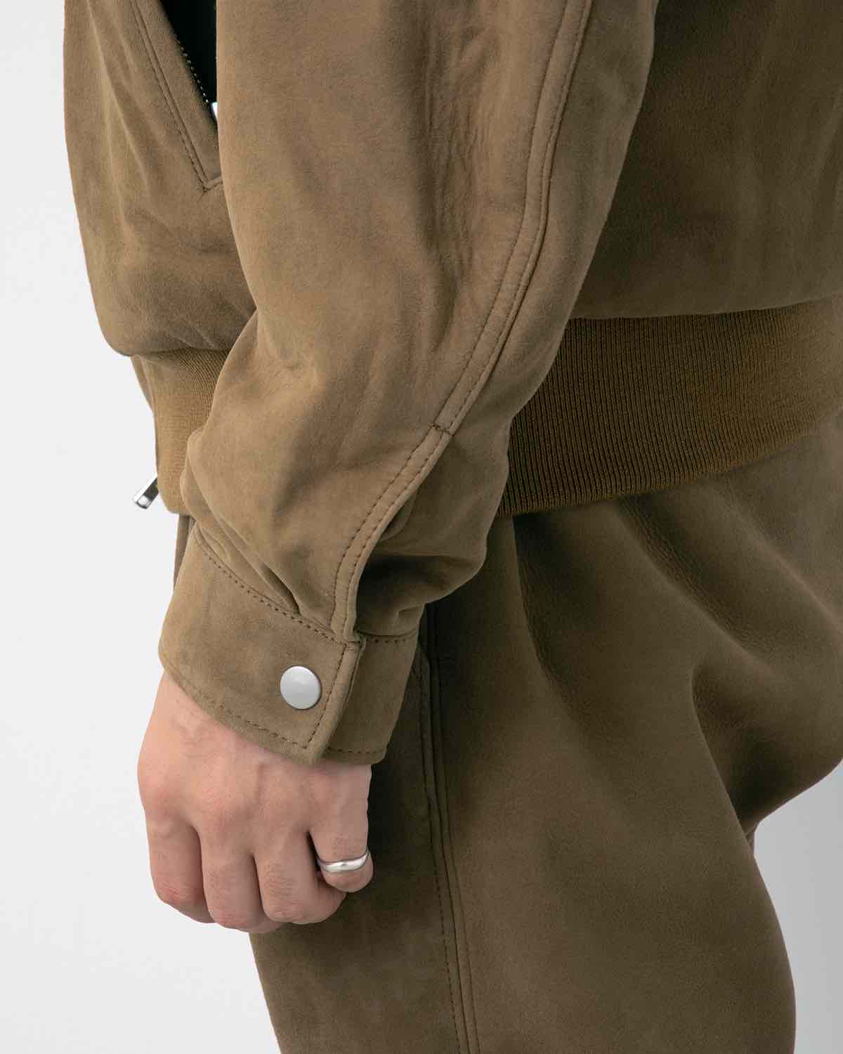 STRANGER BLOUSON SHEEP LEATHER WITH WINDSTOPPER®