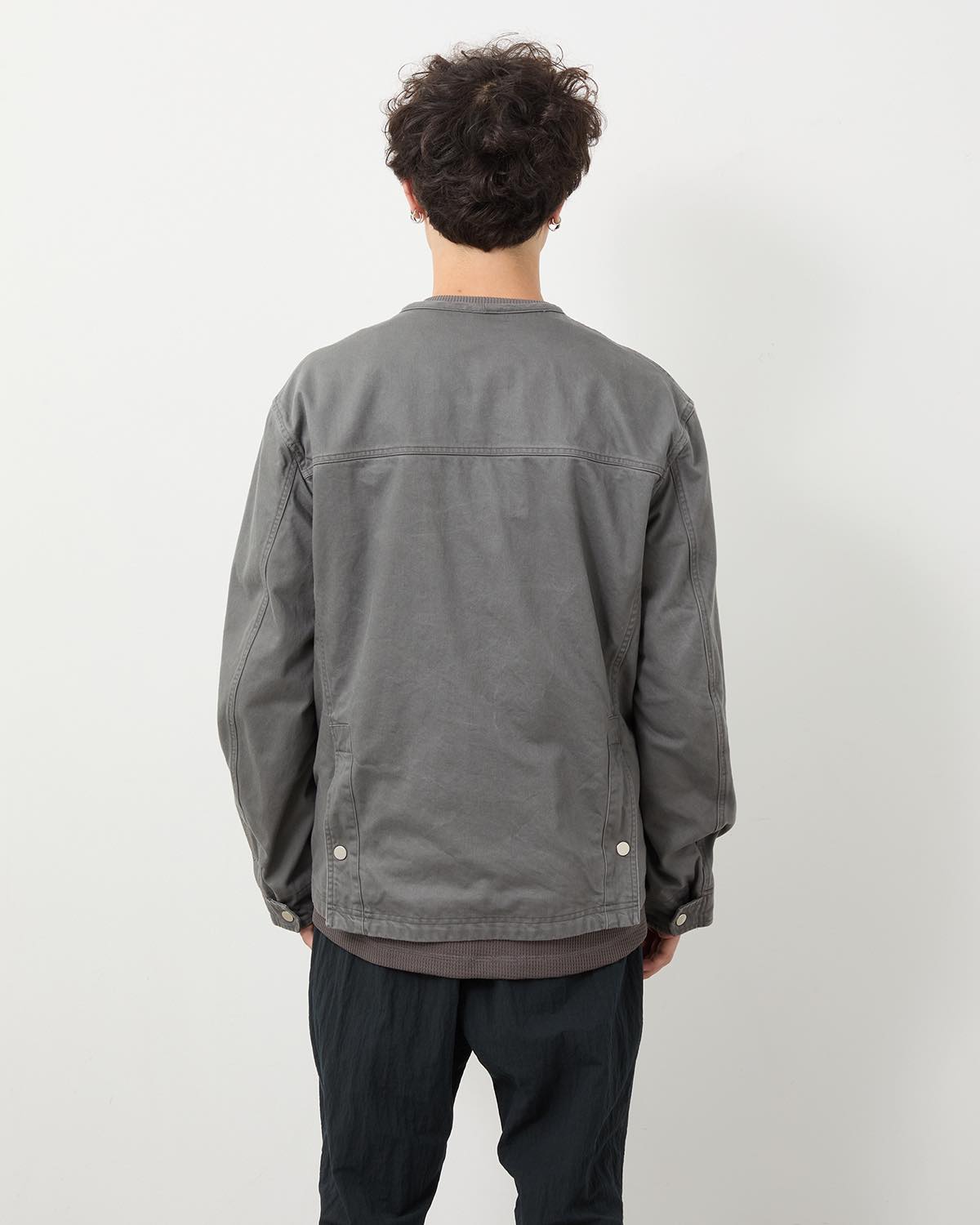 RIDER JACKET COTTON DRILL PIGMENT DYE WITH WINDSTOPPER®