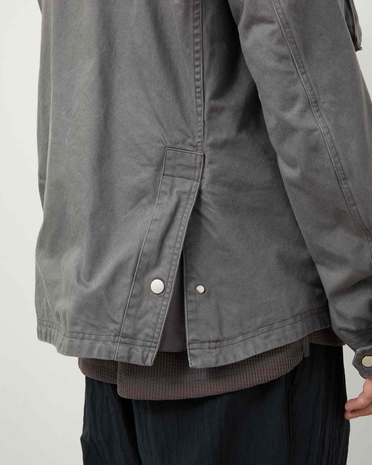 RIDER JACKET COTTON DRILL PIGMENT DYE WITH WINDSTOPPER®