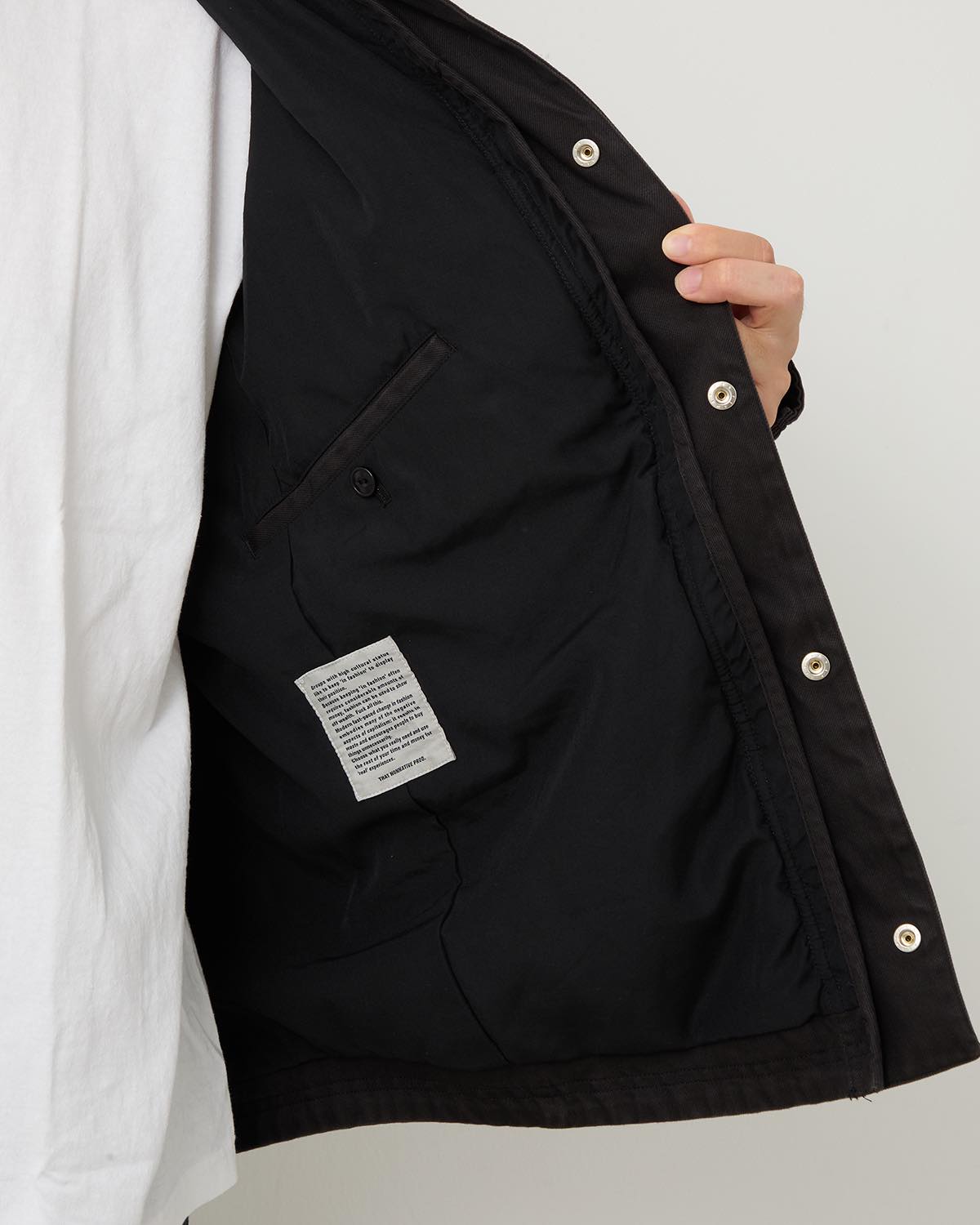 RIDER JACKET COTTON DRILL PIGMENT DYE WITH WINDSTOPPER®