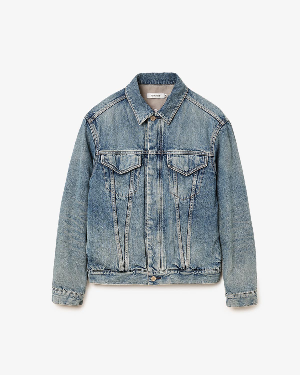 TRUCKER BLOUSON COTTON 11.5oz DENIM VW LIGHT WITH WINDSTOPPER®