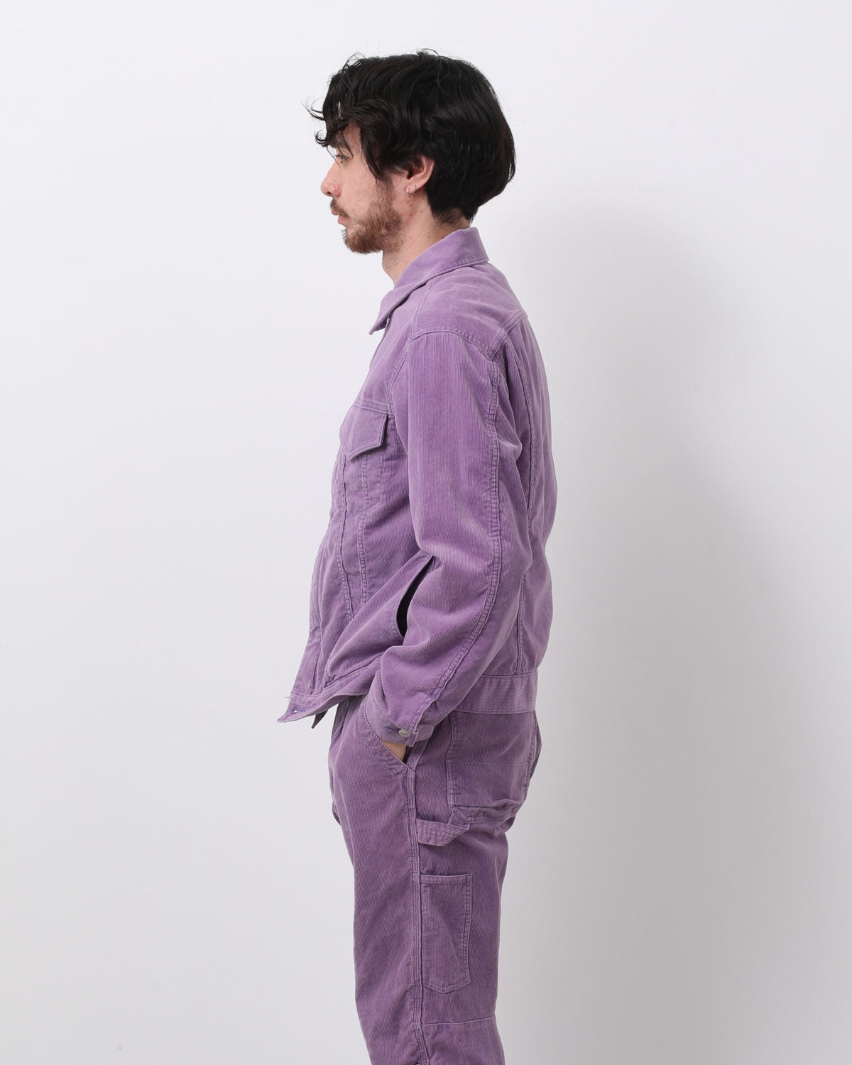 TRUCKER BLOUSON COTTON CORD SULFUR DYE WITH WINDSTOPPER®