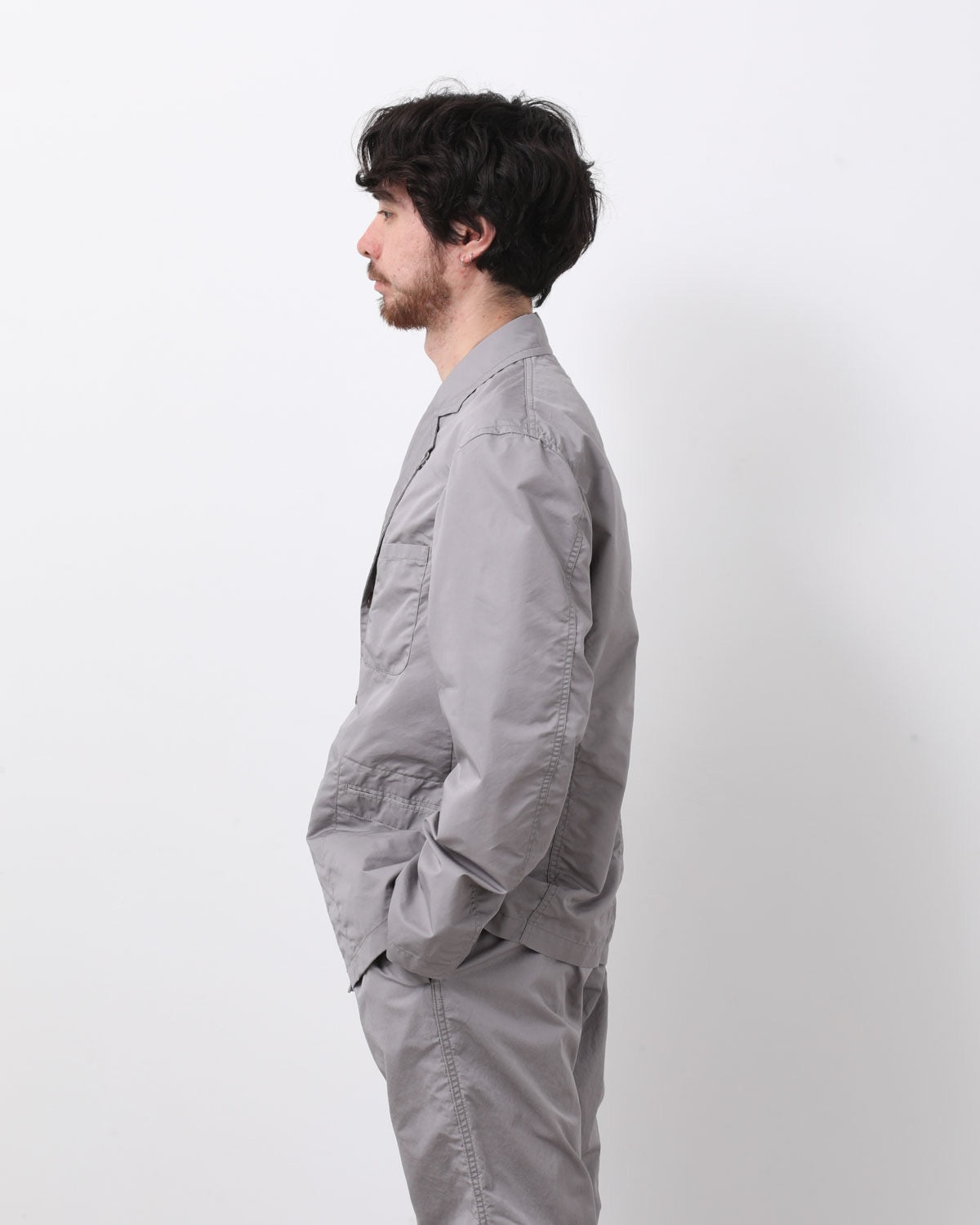 OFFICER 5B JACKET  C/N GABARDINE PIGMENT DYE