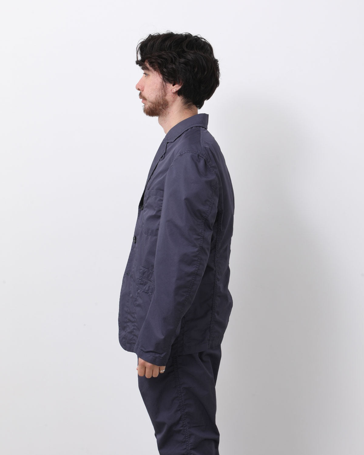 OFFICER 5B JACKET  C/N GABARDINE PIGMENT DYE