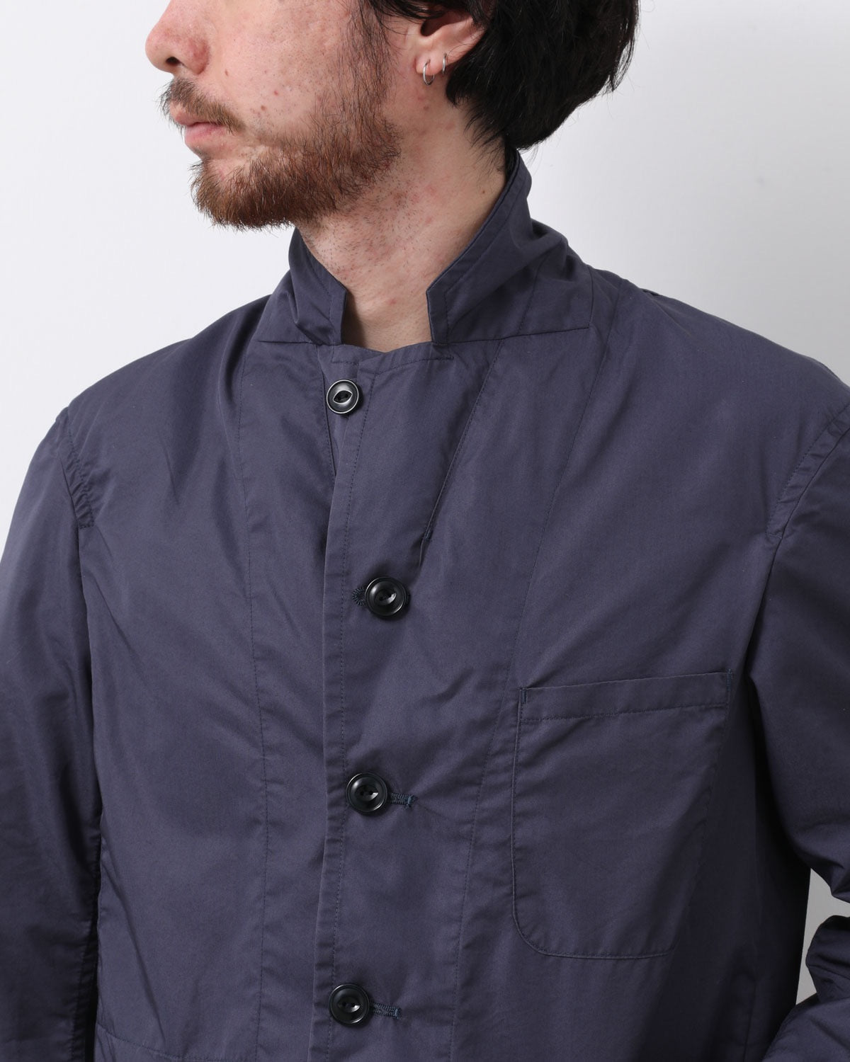 OFFICER 5B JACKET  C/N GABARDINE PIGMENT DYE