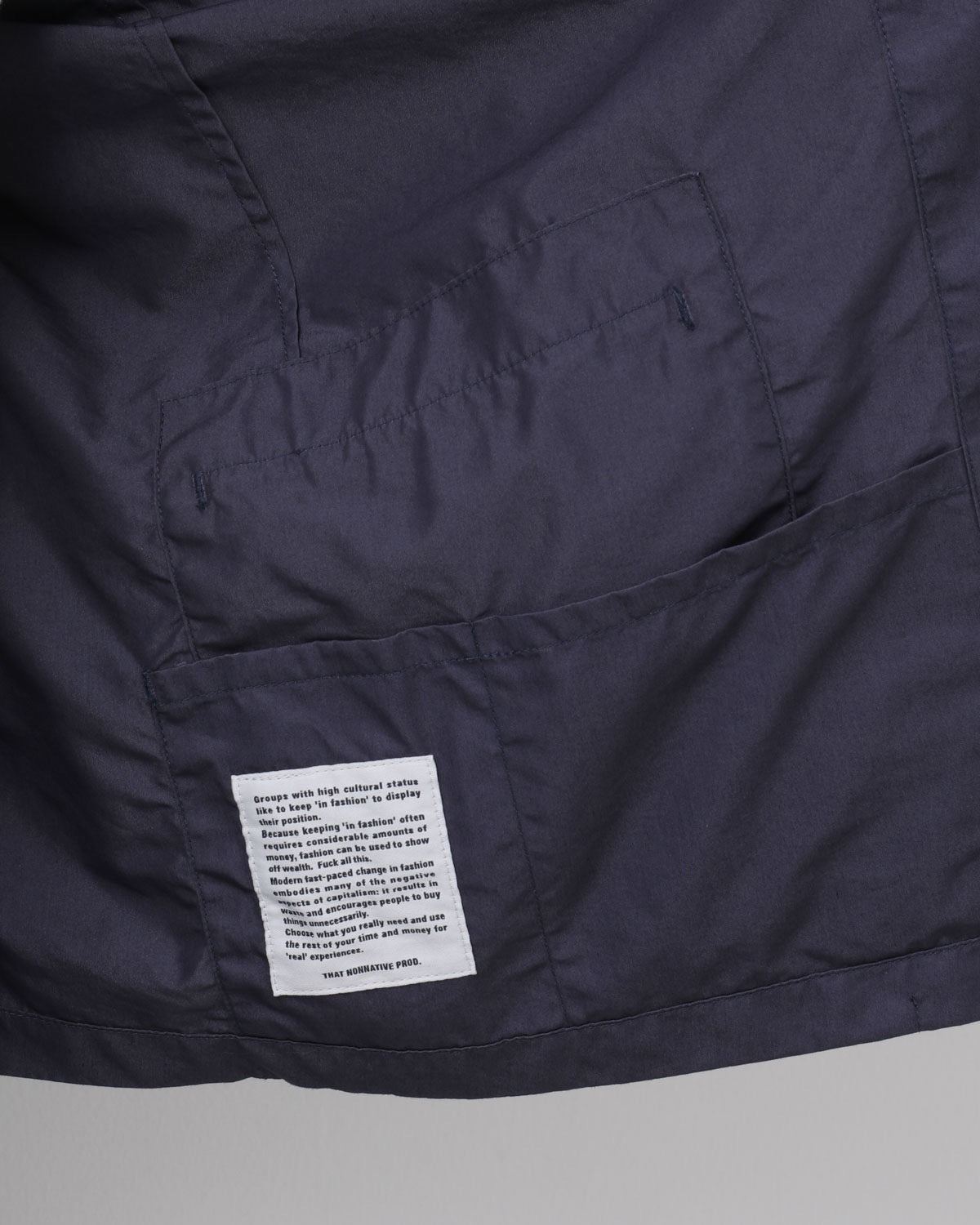 OFFICER 5B JACKET  C/N GABARDINE PIGMENT DYE