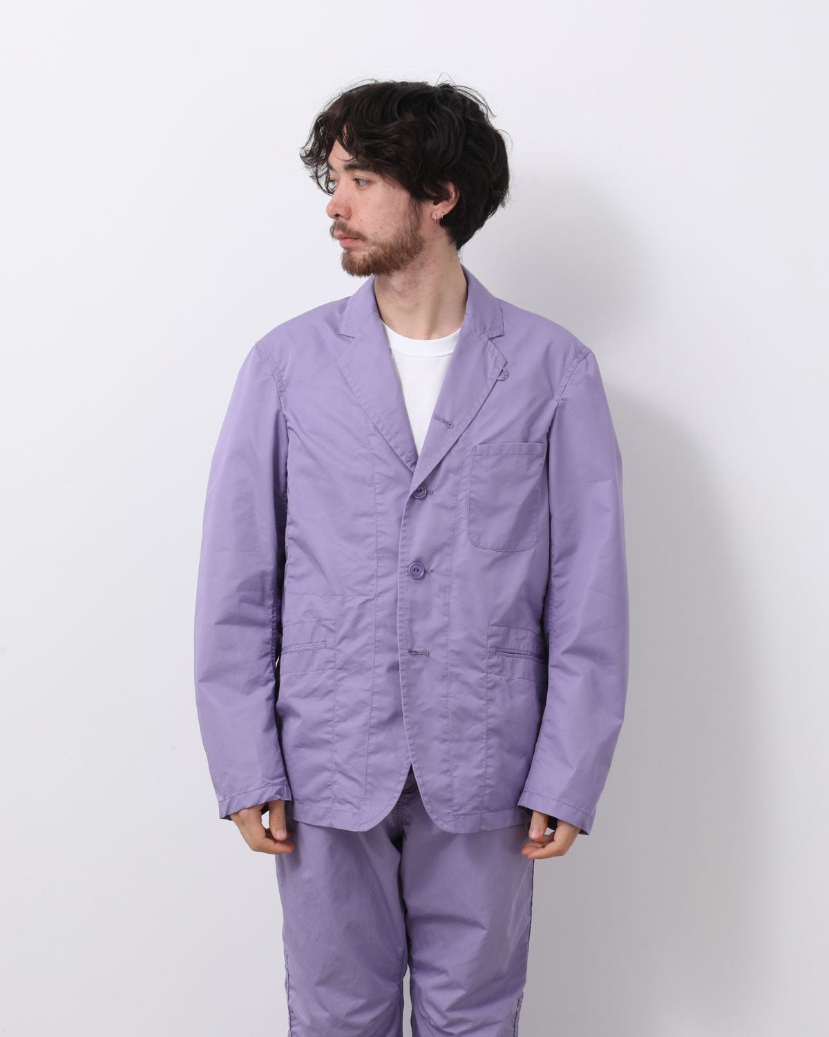 OFFICER 5B JACKET  C/N GABARDINE PIGMENT DYE