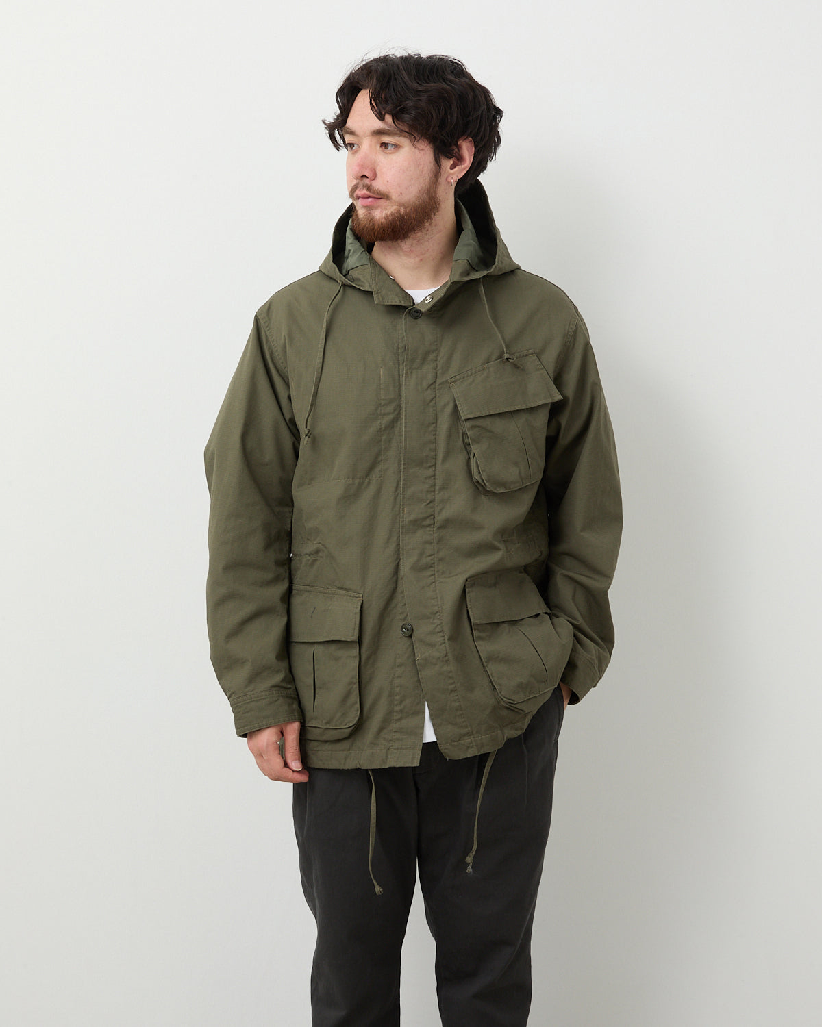 TROOPER HOODED JACKET COTTON RIPSTOP WITH WINDSTOPPER®