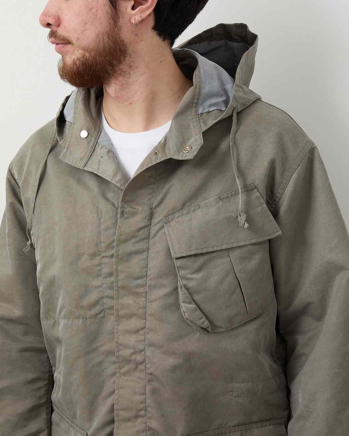 TROOPER HOODED JACKET NYLON TWILL PIGMENT DYE WITH WINDSTOPPER®