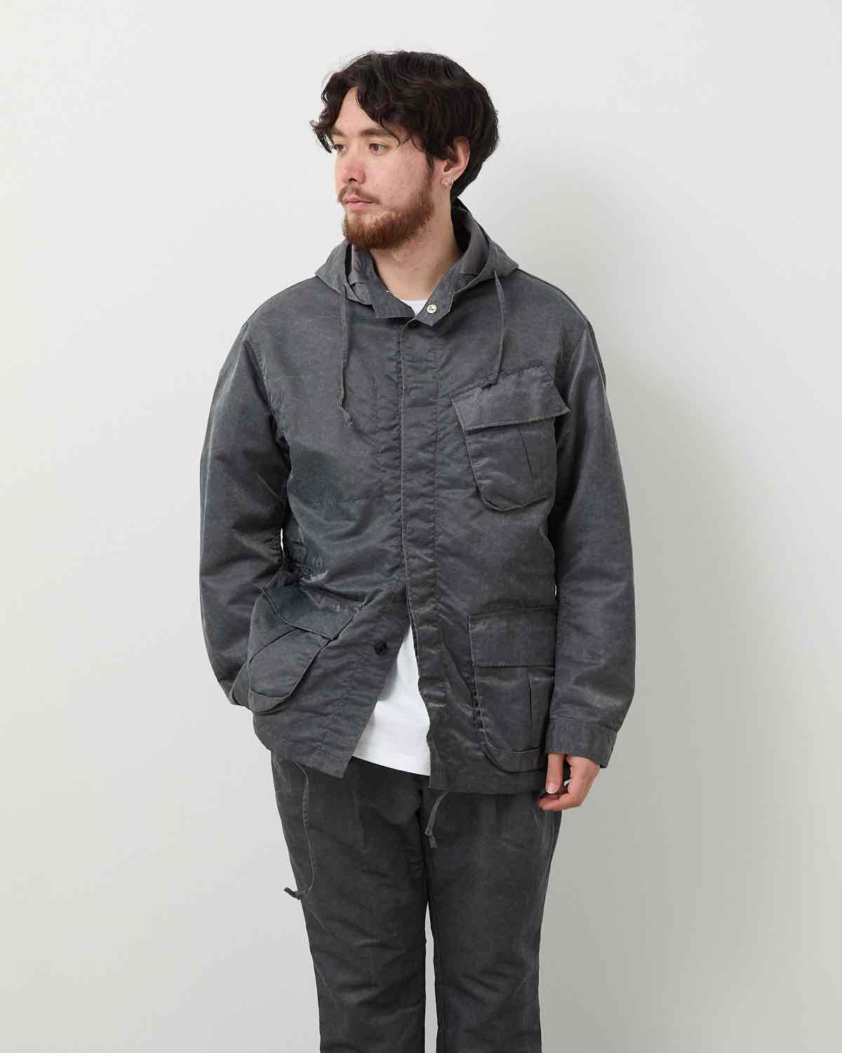 TROOPER HOODED JACKET NYLON TWILL PIGMENT DYE WITH WINDSTOPPER®