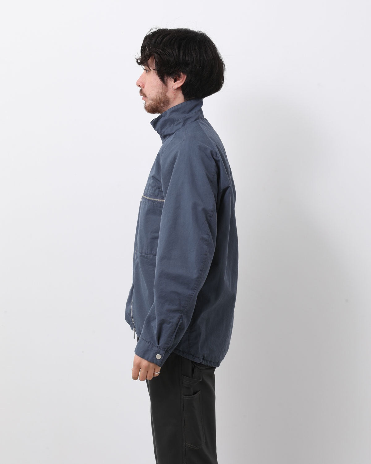 HIKER FULL ZIP JACKET C/Li TWILL PIGMENT DYE WITH WINDSTOPPER®