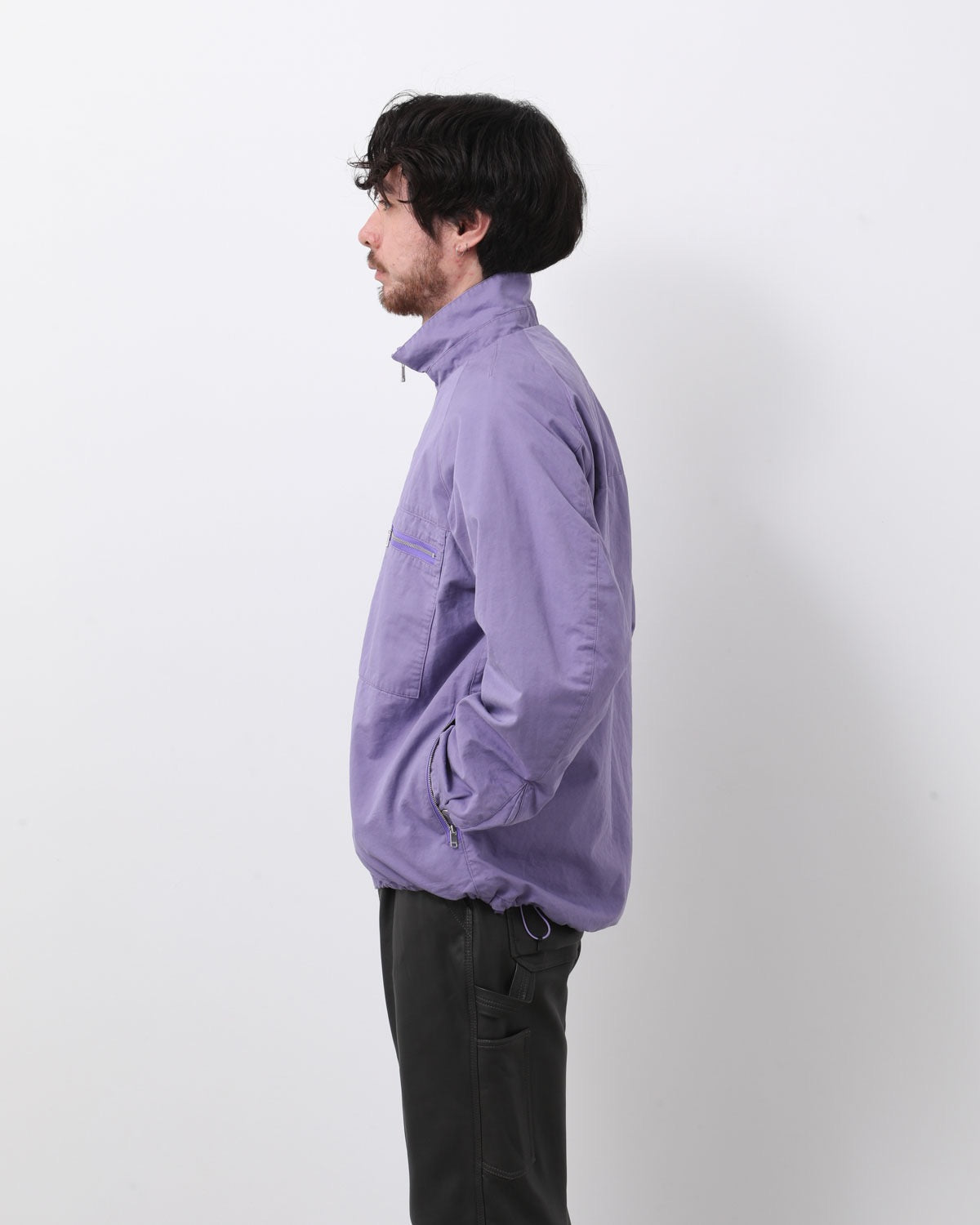 HIKER FULL ZIP JACKET C/Li TWILL PIGMENT DYE WITH WINDSTOPPER®