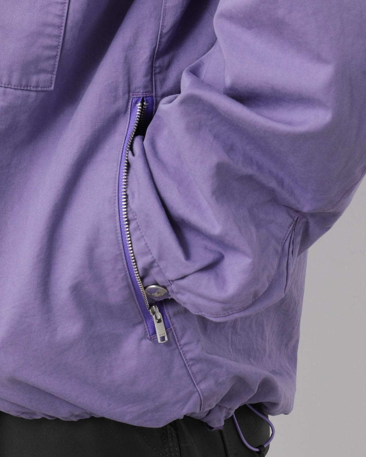 HIKER FULL ZIP JACKET C/Li TWILL PIGMENT DYE WITH WINDSTOPPER®