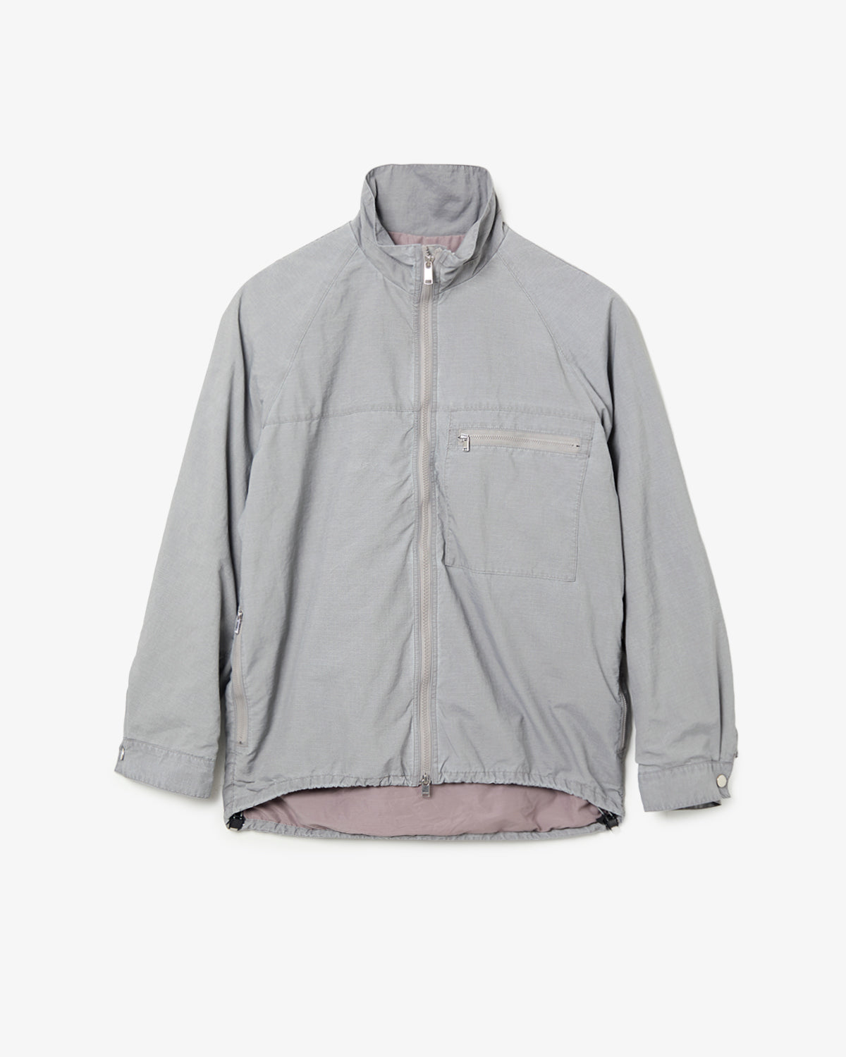 HIKER FULL ZIP JACKET NYLON RIPSTOP PIGMENT DYE WITH WINDSTOPPER®
