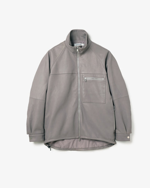 HIKER FULL ZIP JACKET SHEEP LEATHER WITH WINDSTOPPER® – COVERCHORD
