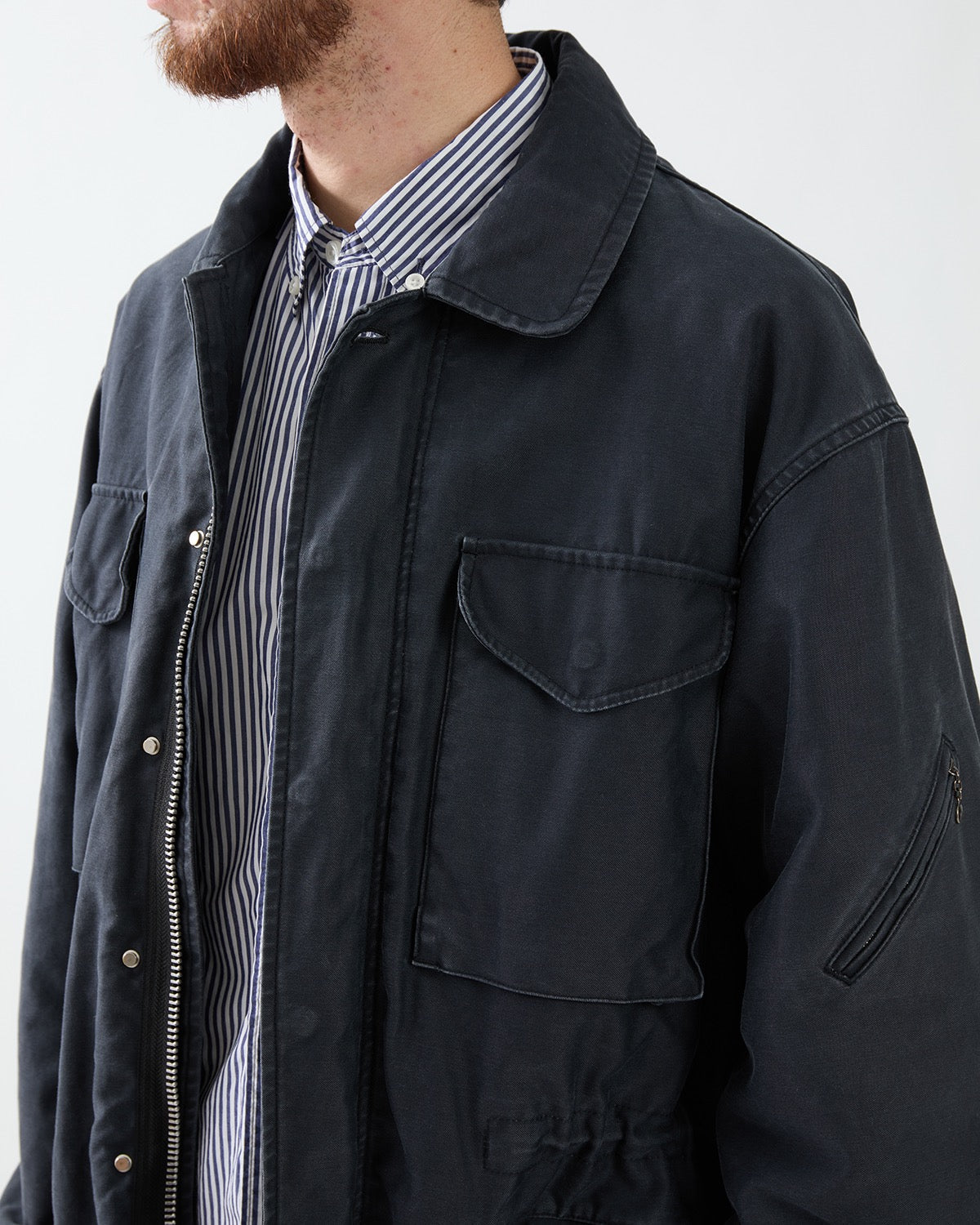 TROOPER JACKET COTTON BACK SATIN VW WITH WINDSTOPPER®