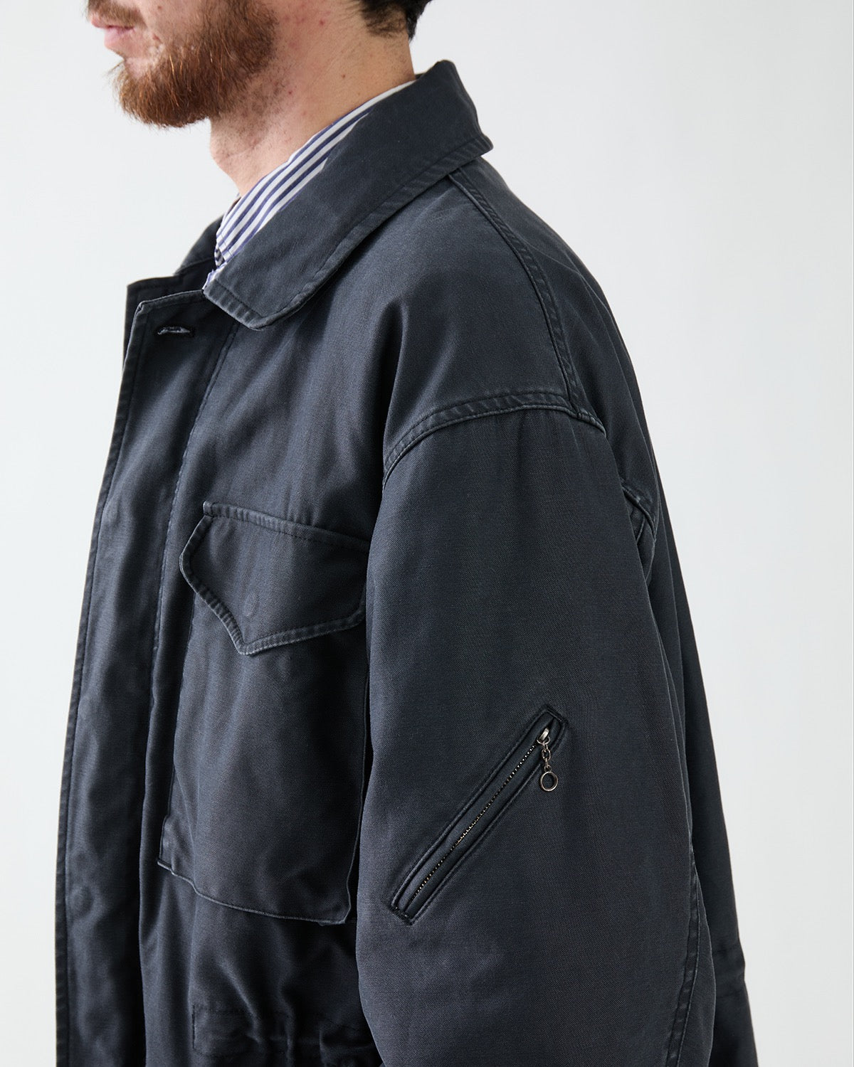 TROOPER JACKET COTTON BACK SATIN VW WITH WINDSTOPPER®