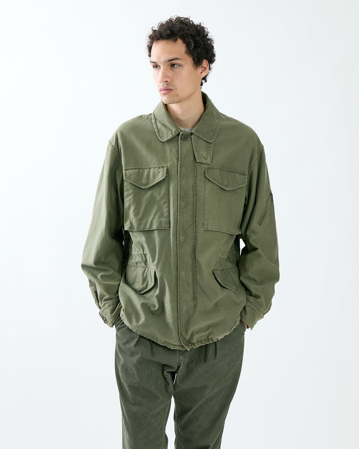 TROOPER JACKET COTTON BACK SATIN VW WITH WINDSTOPPER®