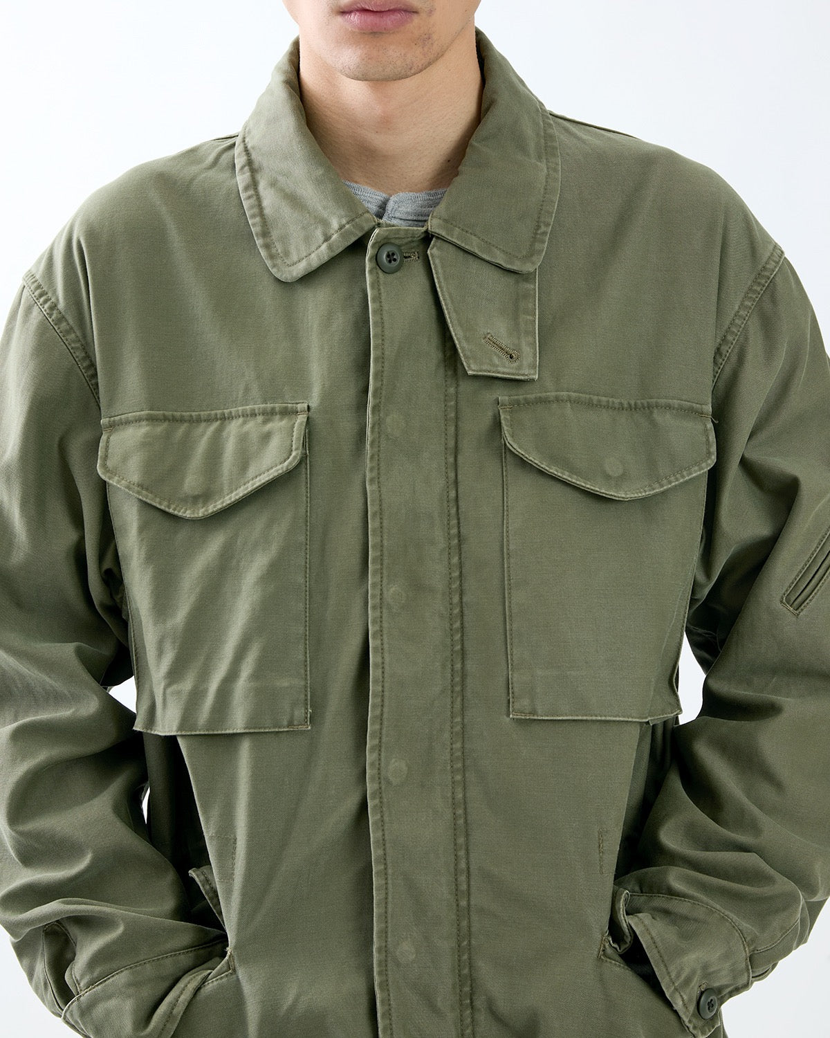 TROOPER JACKET COTTON BACK SATIN VW WITH WINDSTOPPER®