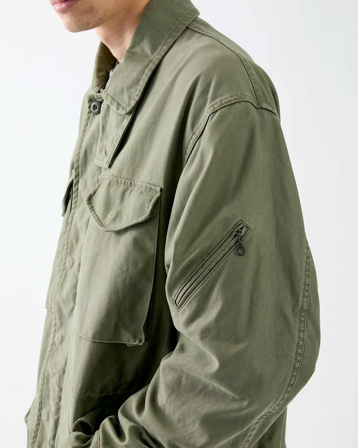TROOPER JACKET COTTON BACK SATIN VW WITH WINDSTOPPER®