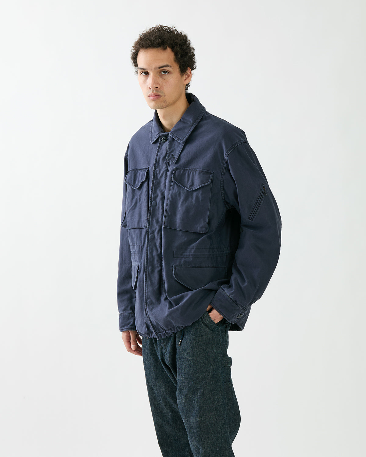 TROOPER JACKET COTTON BACK SATIN VW WITH WINDSTOPPER®