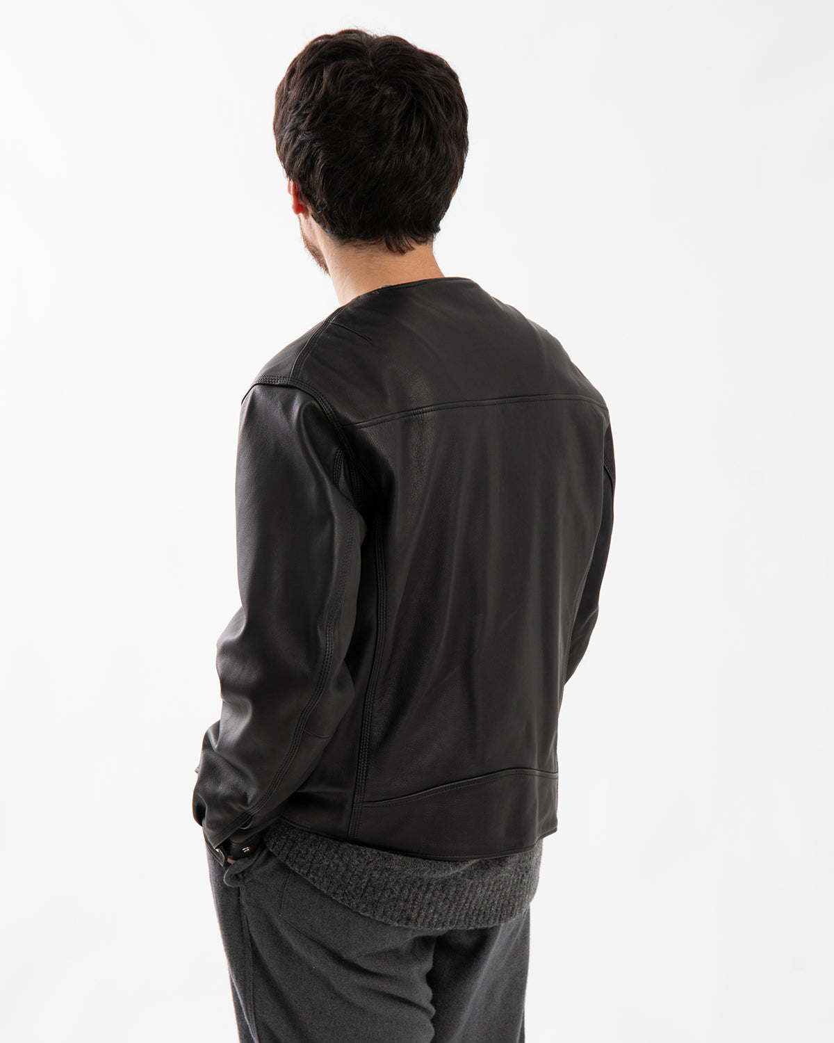 RIDER BLOUSON SHEEP LEATHER WITH WINDSTOPPER®