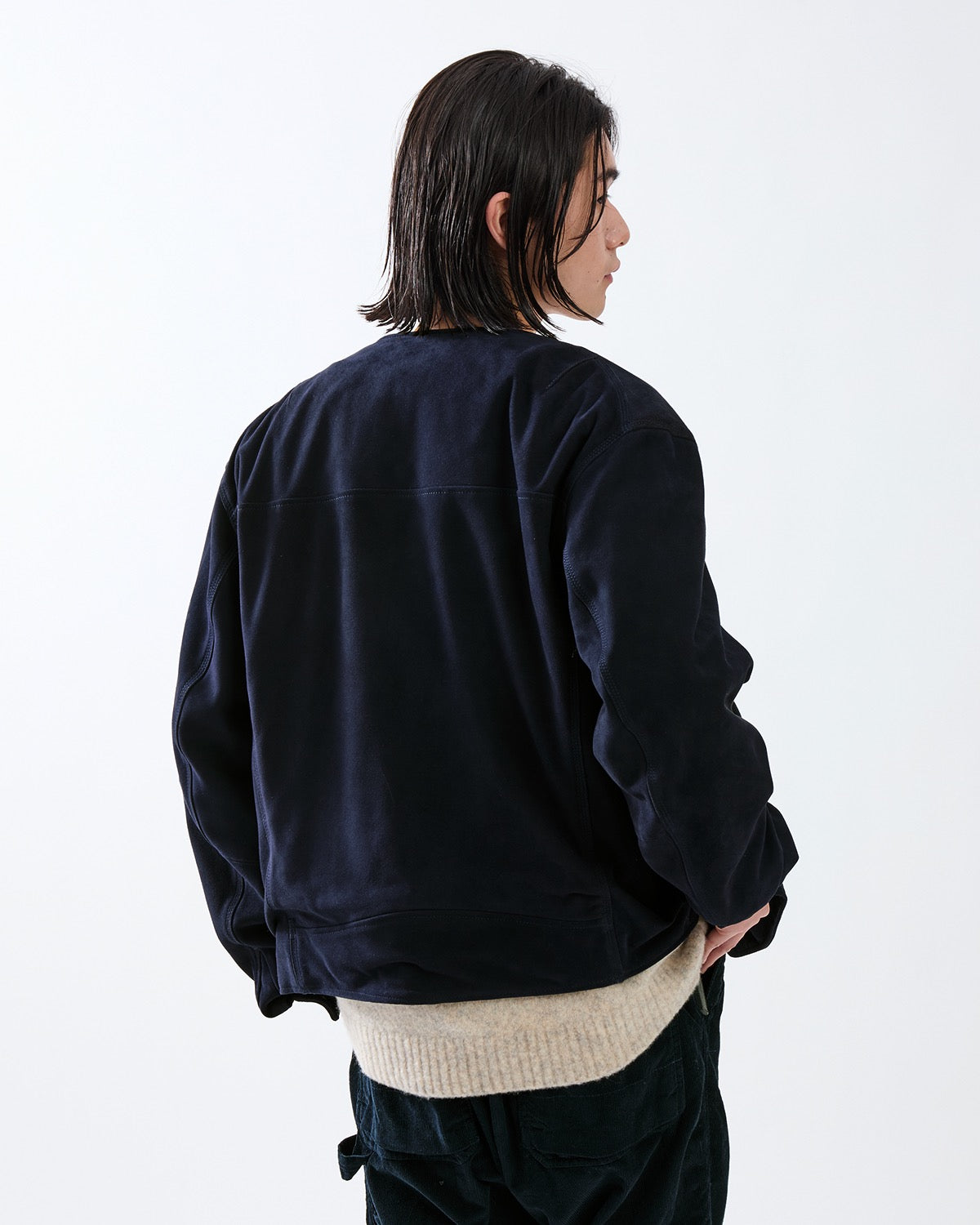 RIDER BLOUSON SHEEP NUBUCK LEATHER WITH WINDSTOPPER®