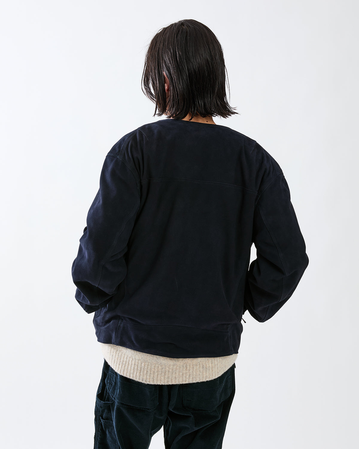 RIDER BLOUSON SHEEP NUBUCK LEATHER WITH WINDSTOPPER®