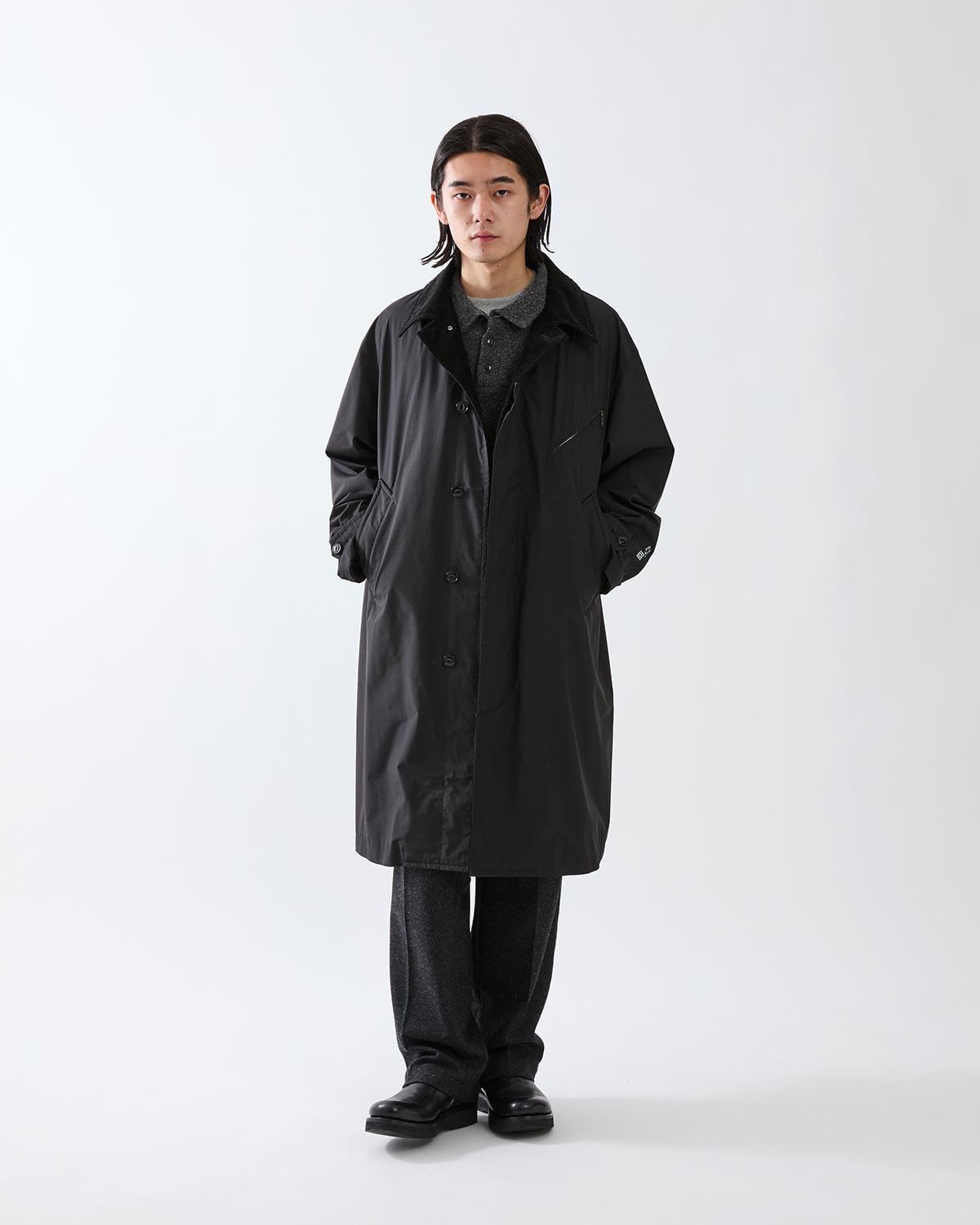 OFFICER LONG COAT POLY TAFFETA WINDSTOPPER® 2L