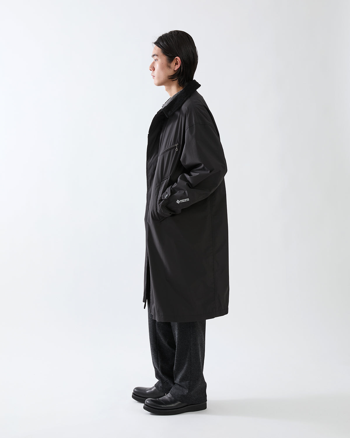 OFFICER LONG COAT POLY TAFFETA WINDSTOPPER® 2L