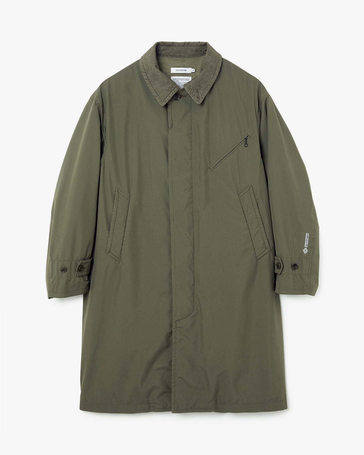 OFFICER LONG COAT POLY TAFFETA WINDSTOPPER® 2L