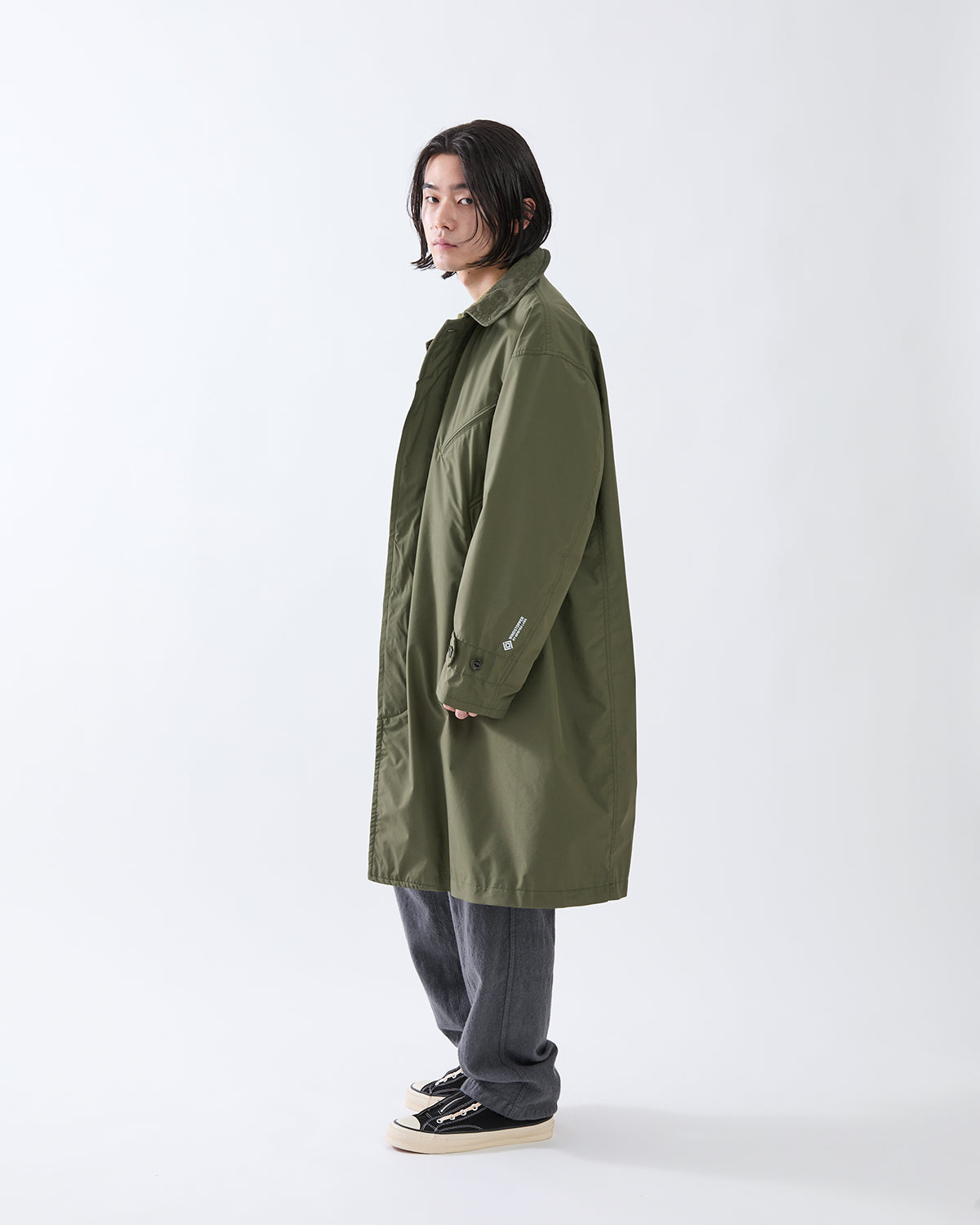 OFFICER LONG COAT POLY TAFFETA WINDSTOPPER® 2L