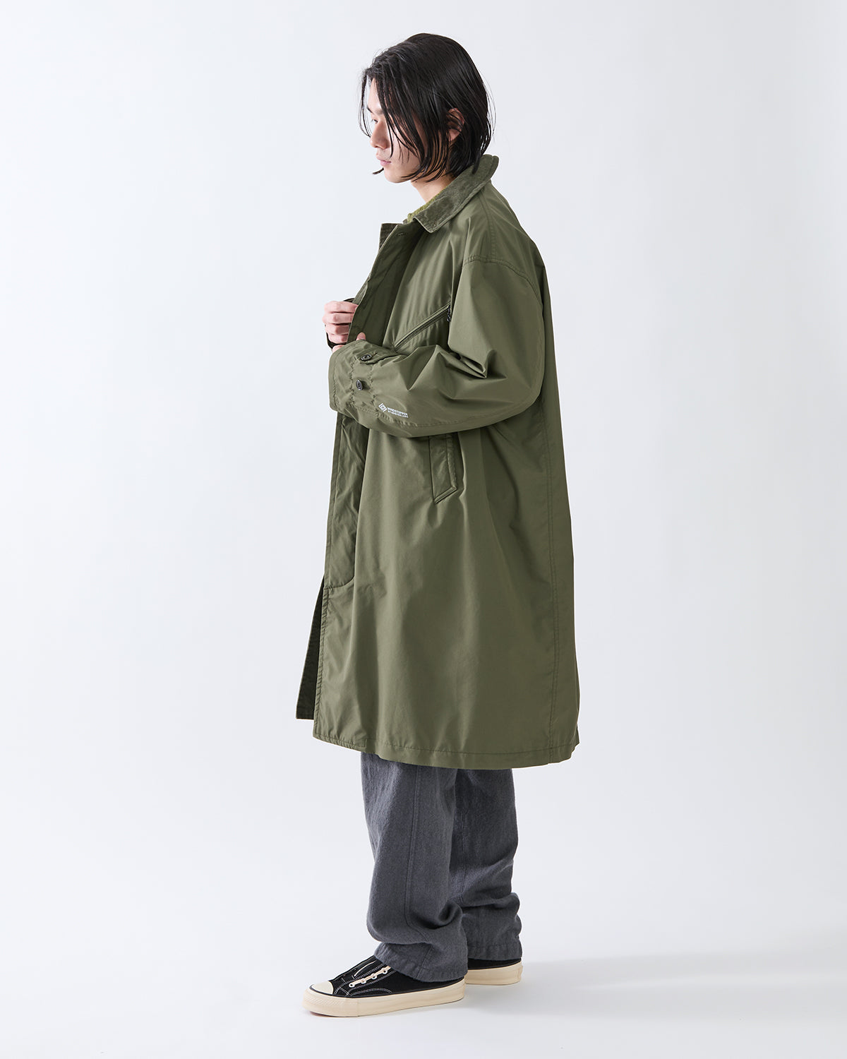 OFFICER LONG COAT POLY TAFFETA WINDSTOPPER® 2L