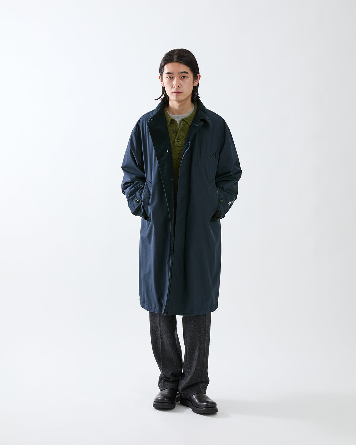 OFFICER LONG COAT POLY TAFFETA WINDSTOPPER® 2L