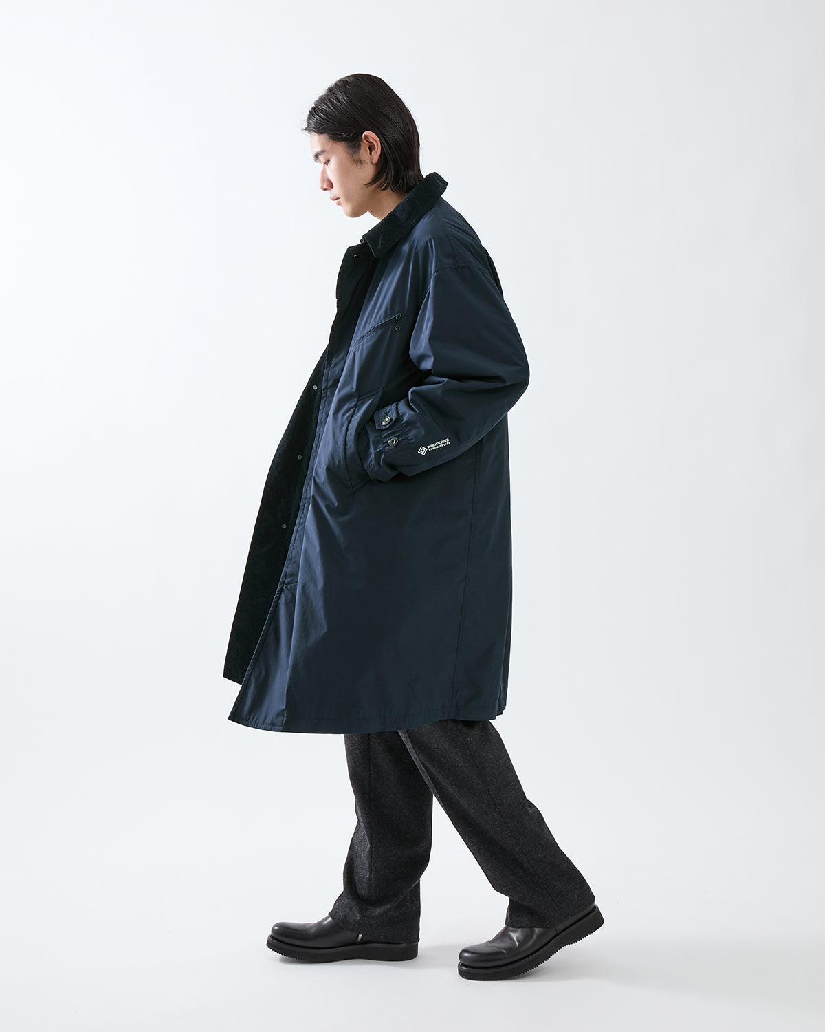 OFFICER LONG COAT POLY TAFFETA WINDSTOPPER® 2L