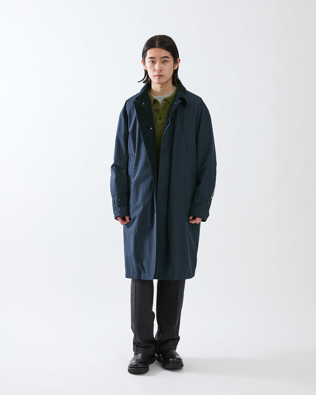 OFFICER LONG COAT POLY TAFFETA WINDSTOPPER® 2L