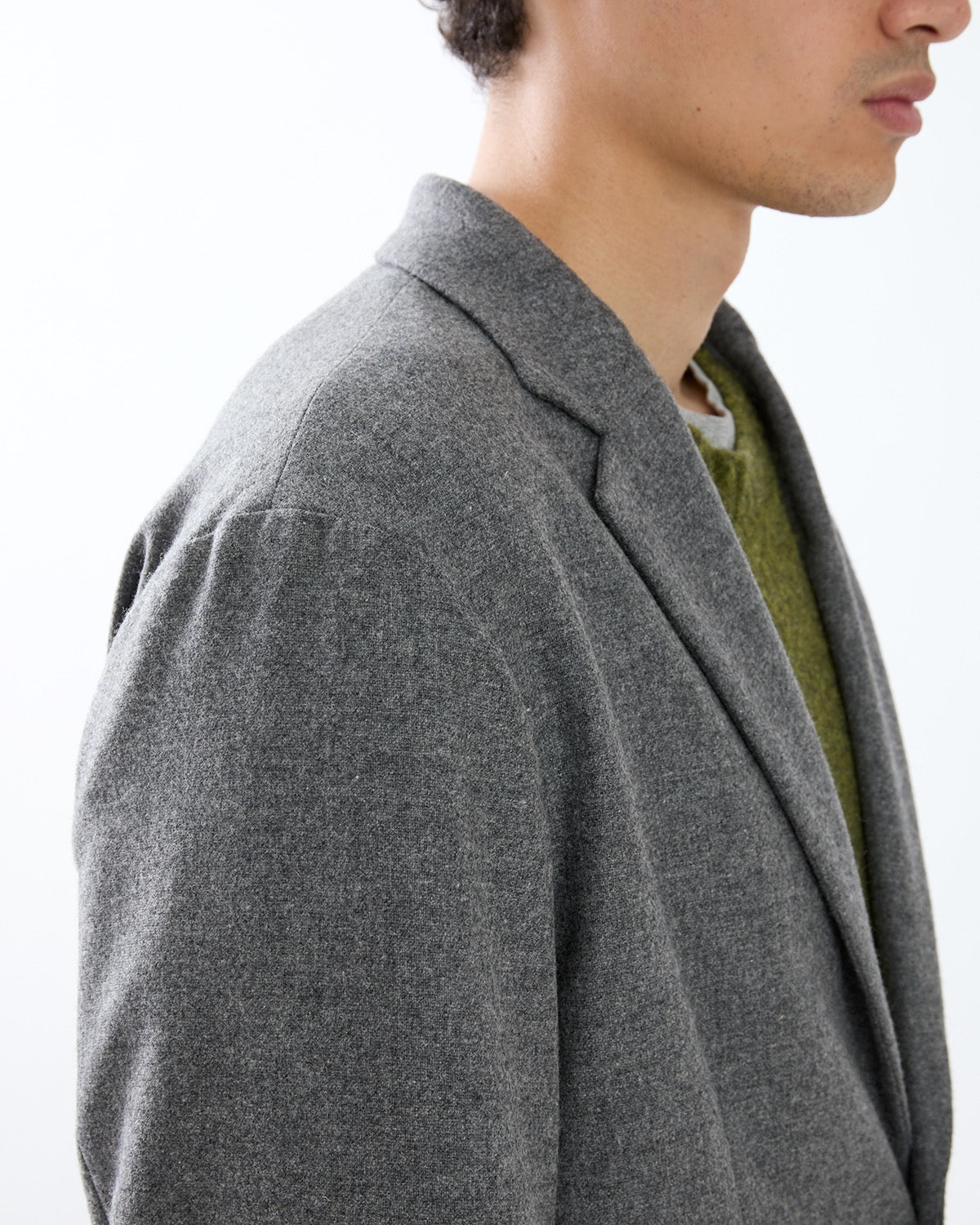 OFFICER 2B JACKET WOOL CASHMERE OXFORD