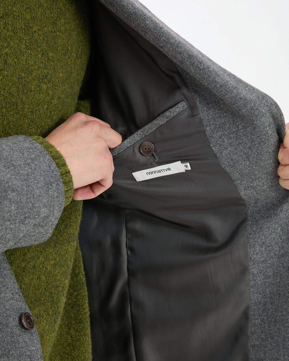 OFFICER 2B JACKET WOOL CASHMERE OXFORD
